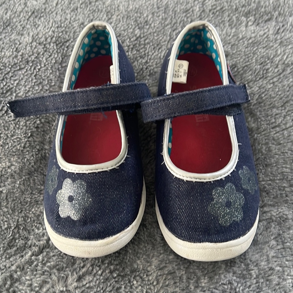 Toddler Girl Denim Blue Shoe